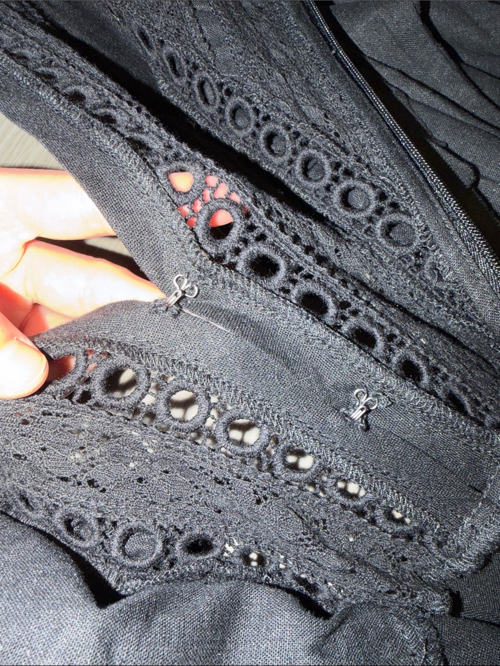 FARM Rio Lace Ruffle Jumpsuit - Picture 14 of 14